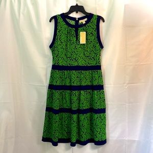 Michael Kors Dress NWOT Green/Navy w/tag